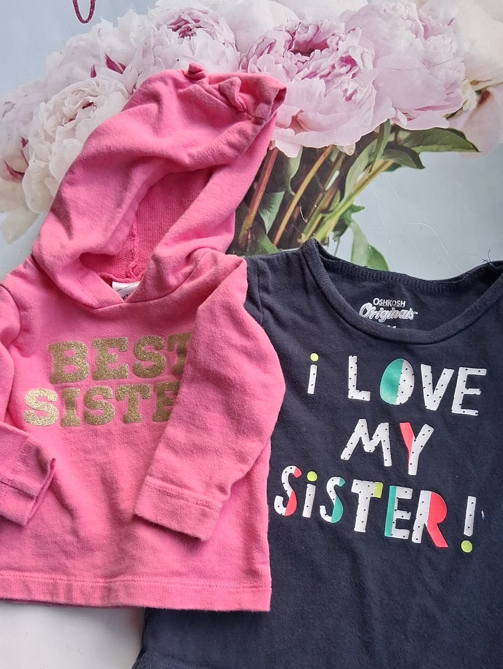 Carters best Sister Hoody & little sister top